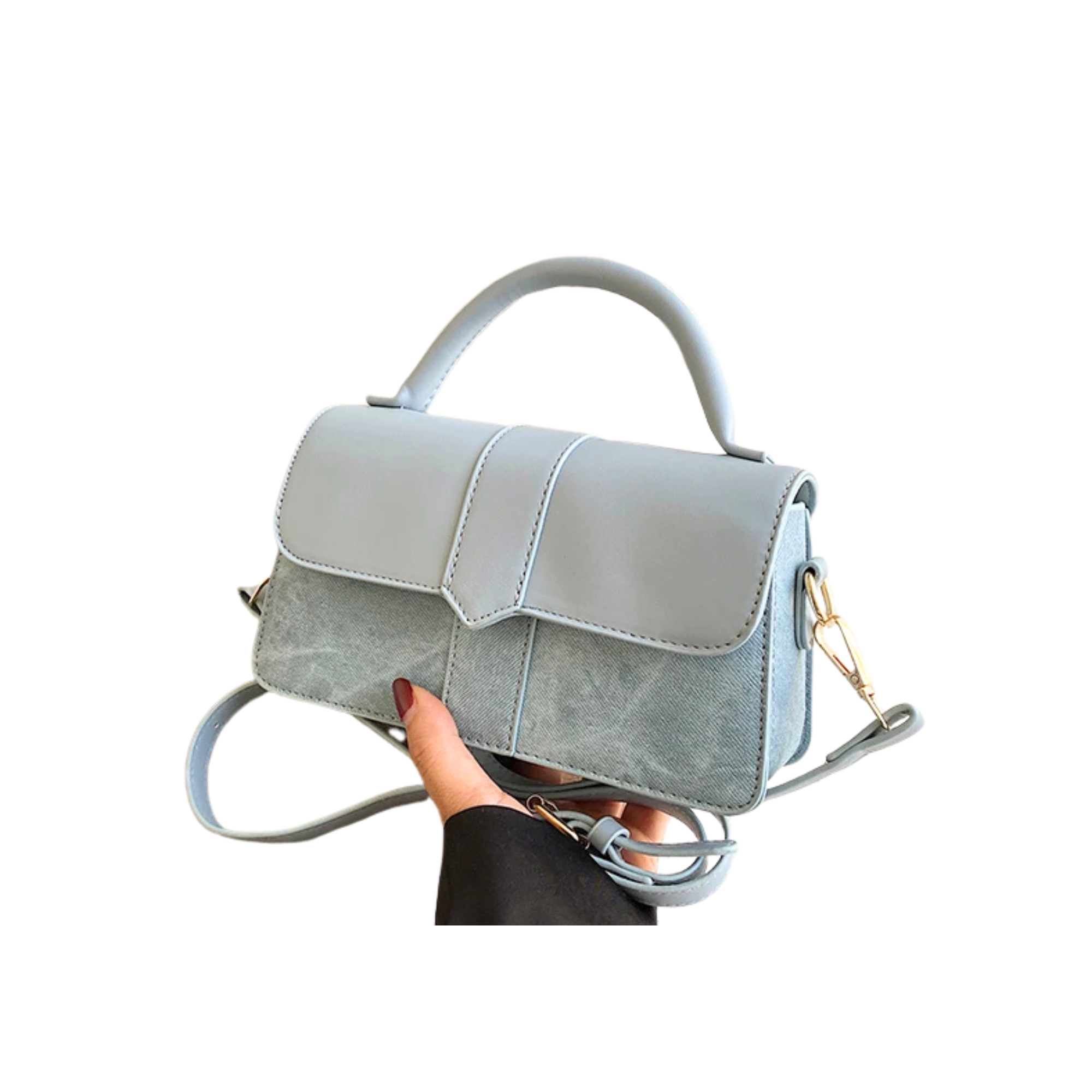 Élan Mini Satchel (Powder Blue)