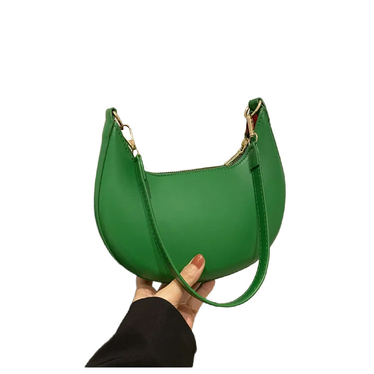 Luné Crescent Bag - Green