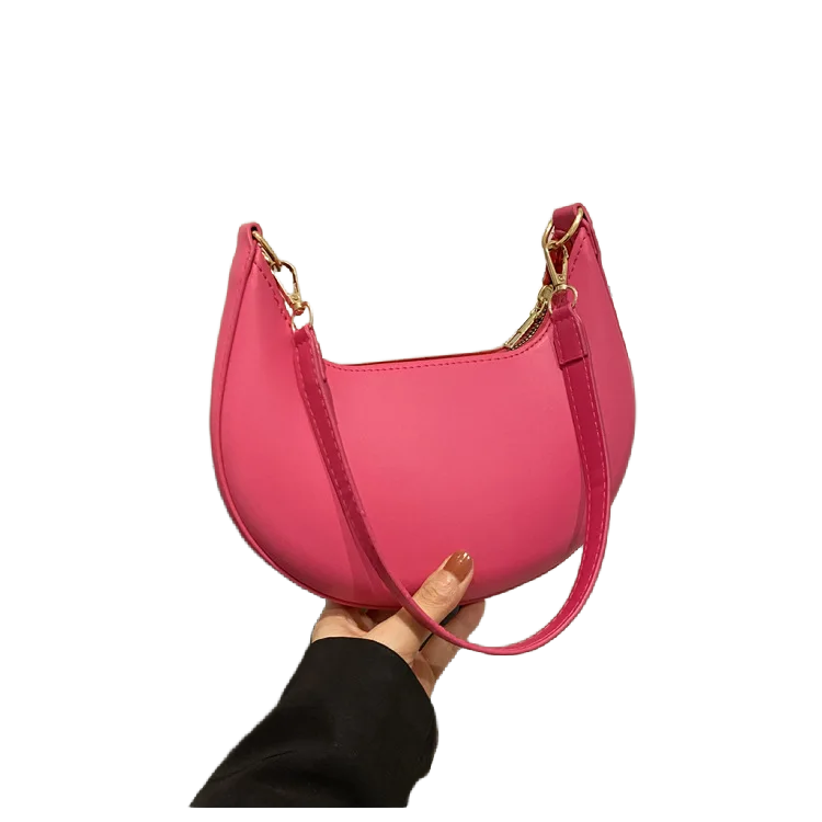 Luné Crescent Bag - Pink