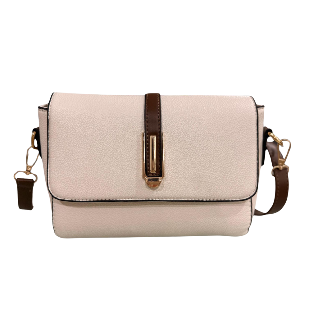 Aurelia Luxe Crossbody (Beige)
