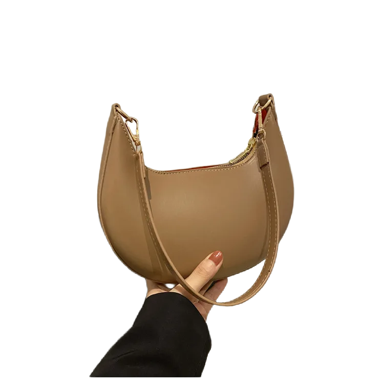 Luné Crescent Bag - Khaki
