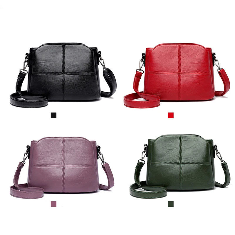 Élodie Crossbody Messenger Bag (Dusty Mauve)