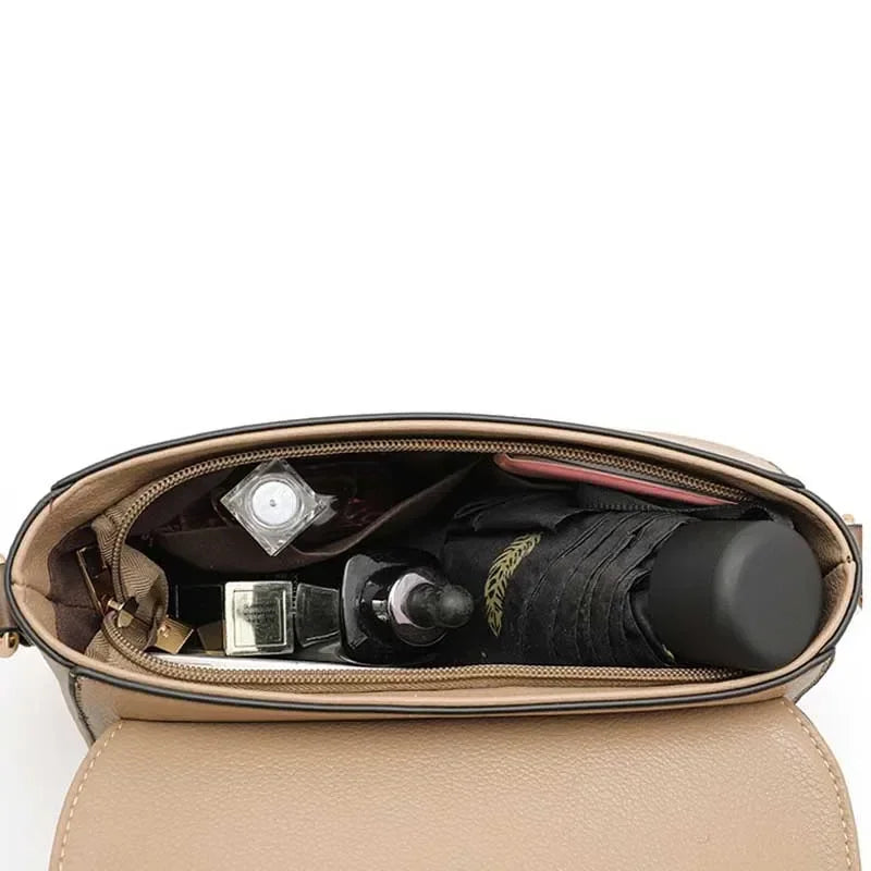 Aurelia Luxe Crossbody (Beige)