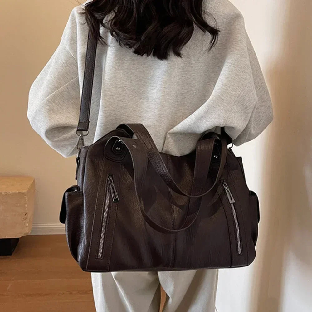 The Valmont Luxe Carryall - Coffee