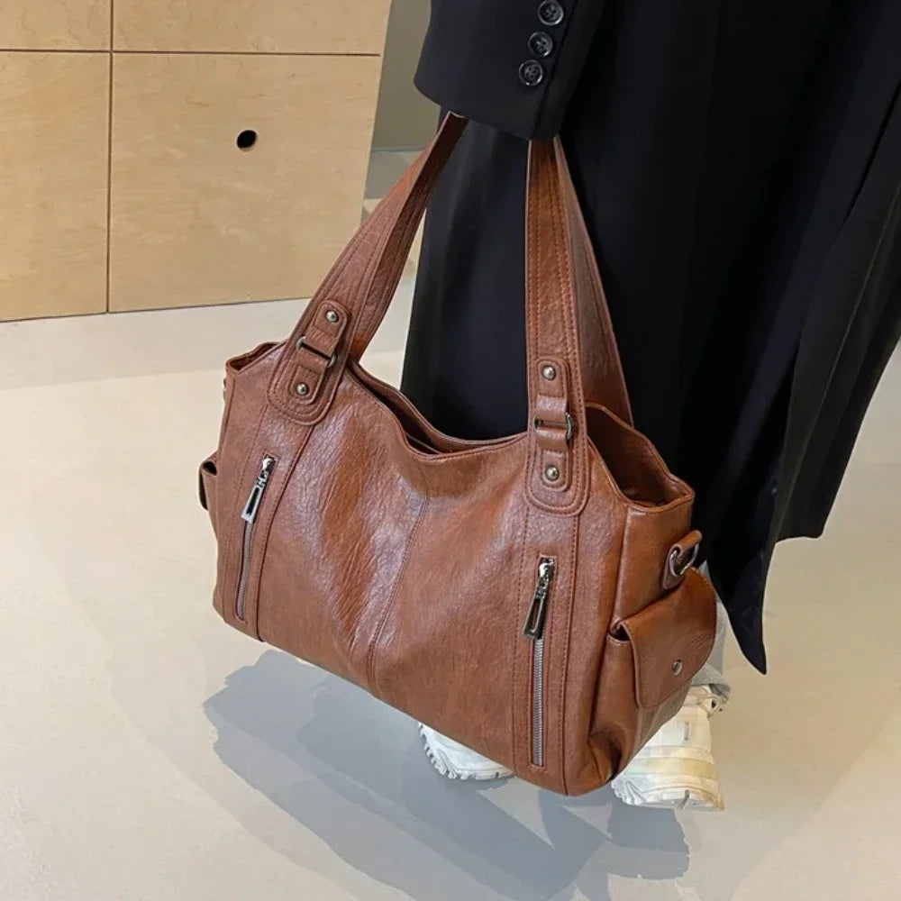 The Valmont Luxe Carryall - Brown