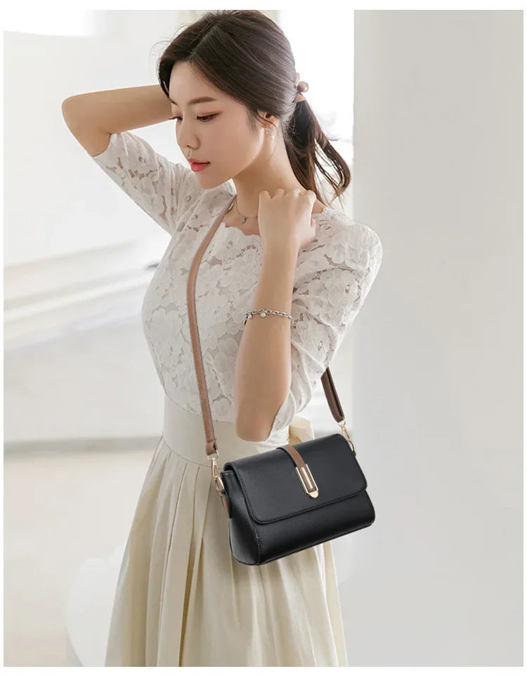Aurelia Luxe Crossbody (Black)