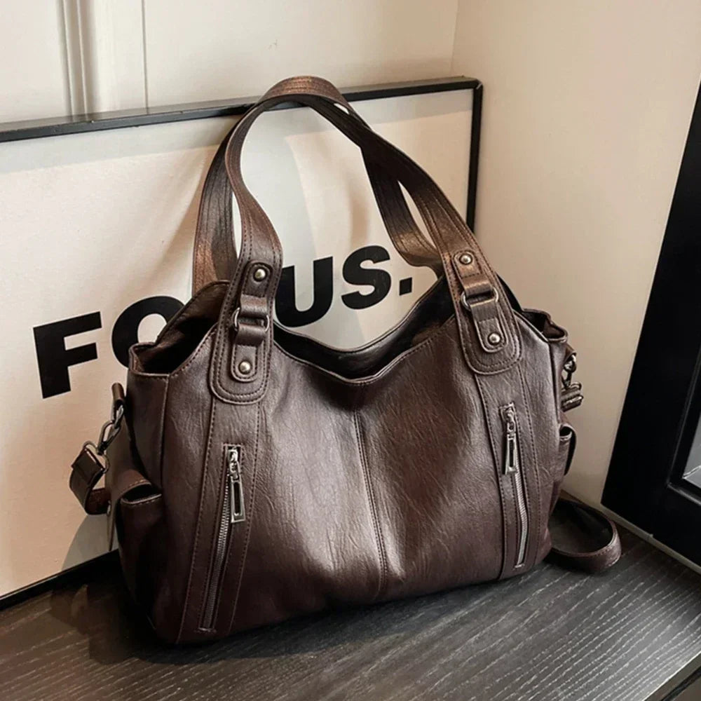 The Valmont Luxe Carryall - Coffee