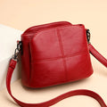 Élodie Crossbody Messenger Bag (Ruby Red)