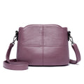 Élodie Crossbody Messenger Bag (Dusty Mauve)