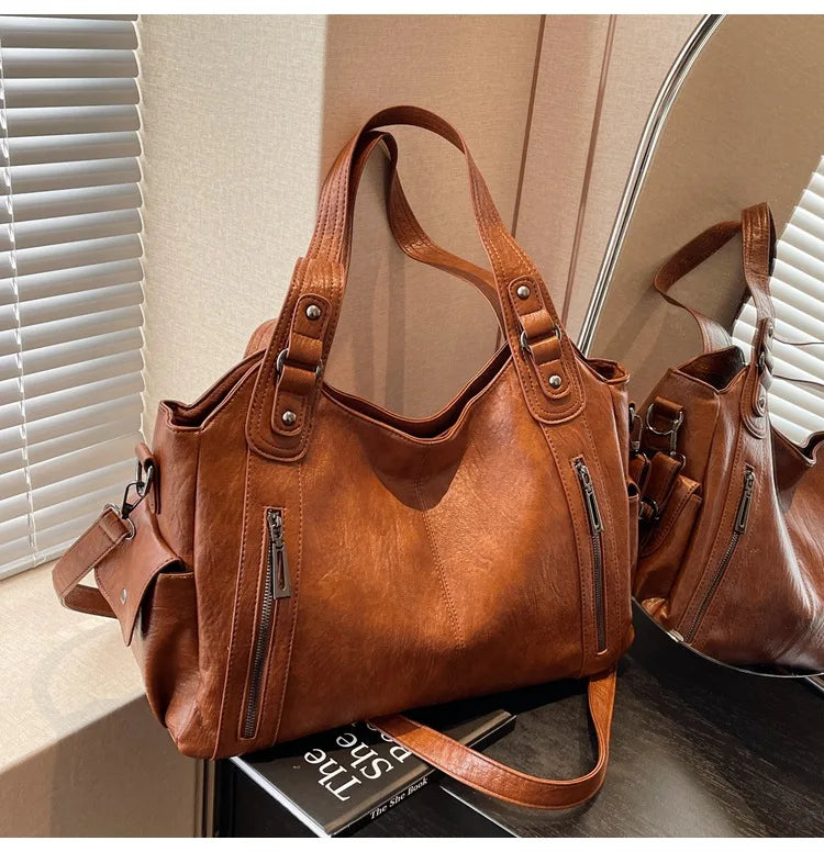 The Valmont Luxe Carryall - Brown