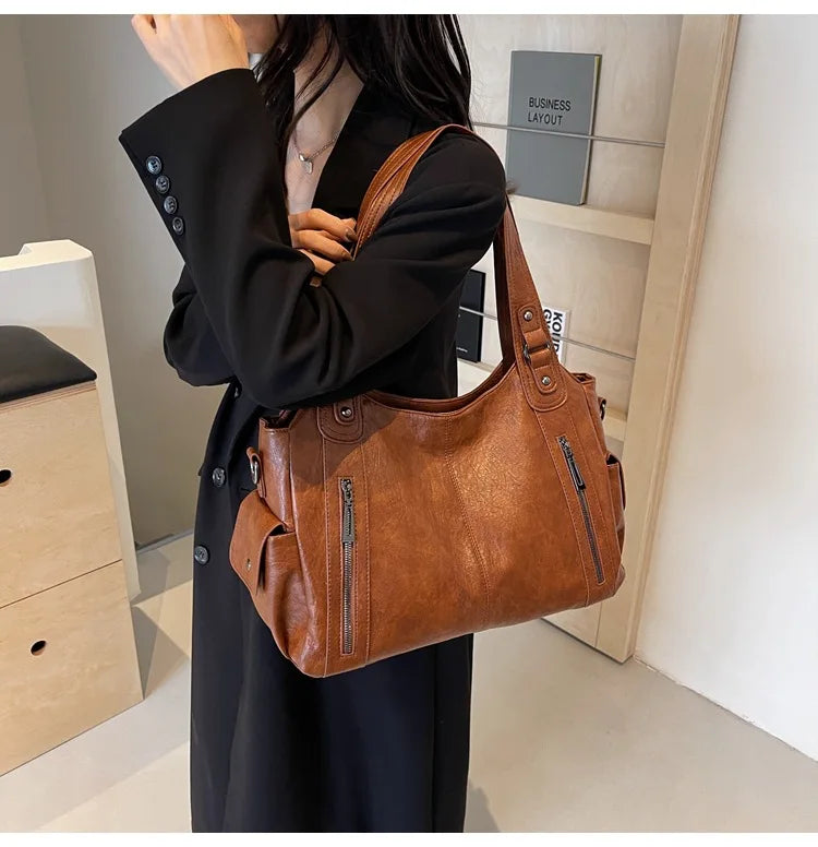 The Valmont Luxe Carryall - Brown