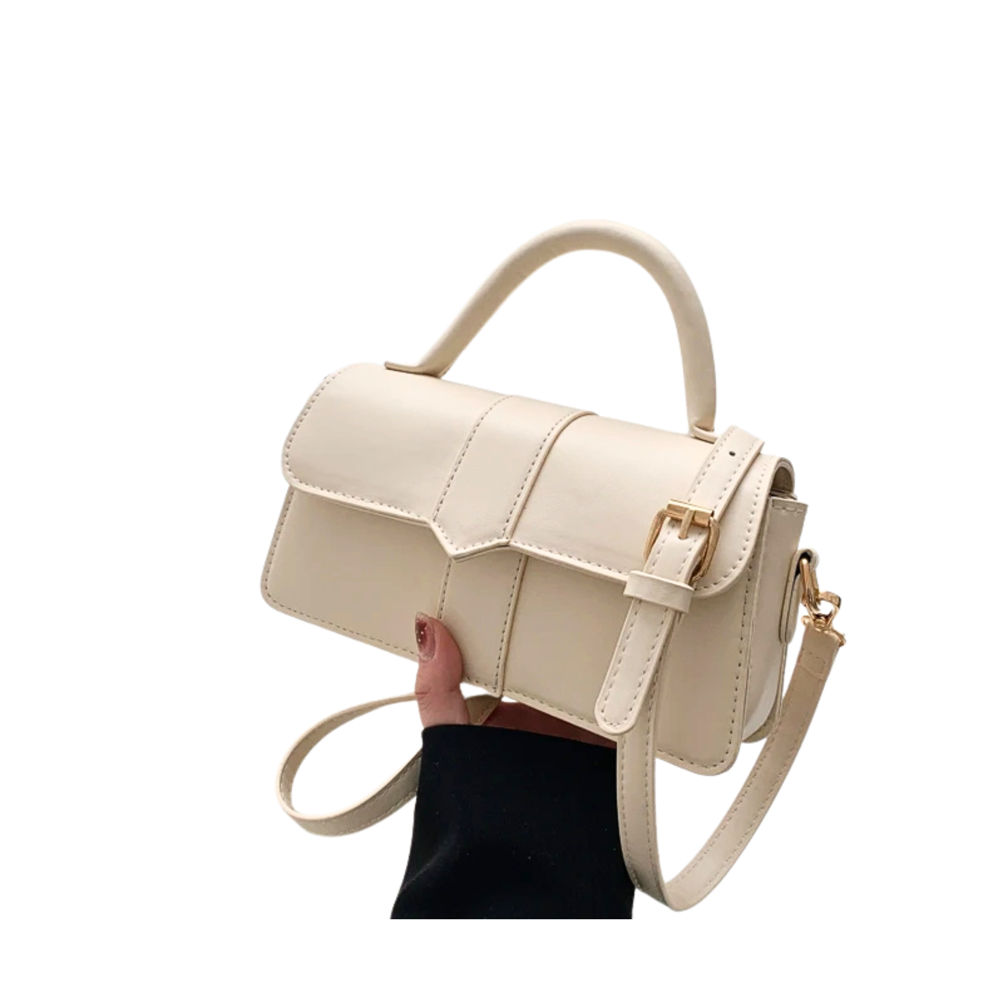 Élan Mini Satchel (Ivory Cream)