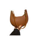 Luné Crescent Bag - Brown